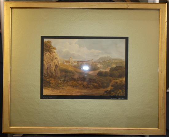 William Havell (1782-1857) Hastings 1815, 8 x 11.5in.